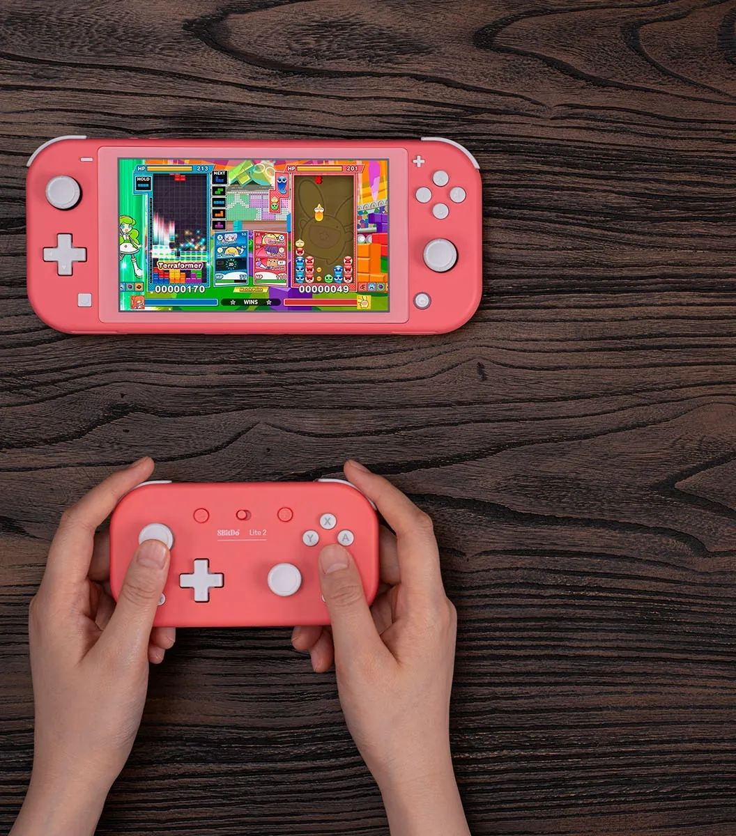 8BitDo Lite 2 Rosado, imagen 2
