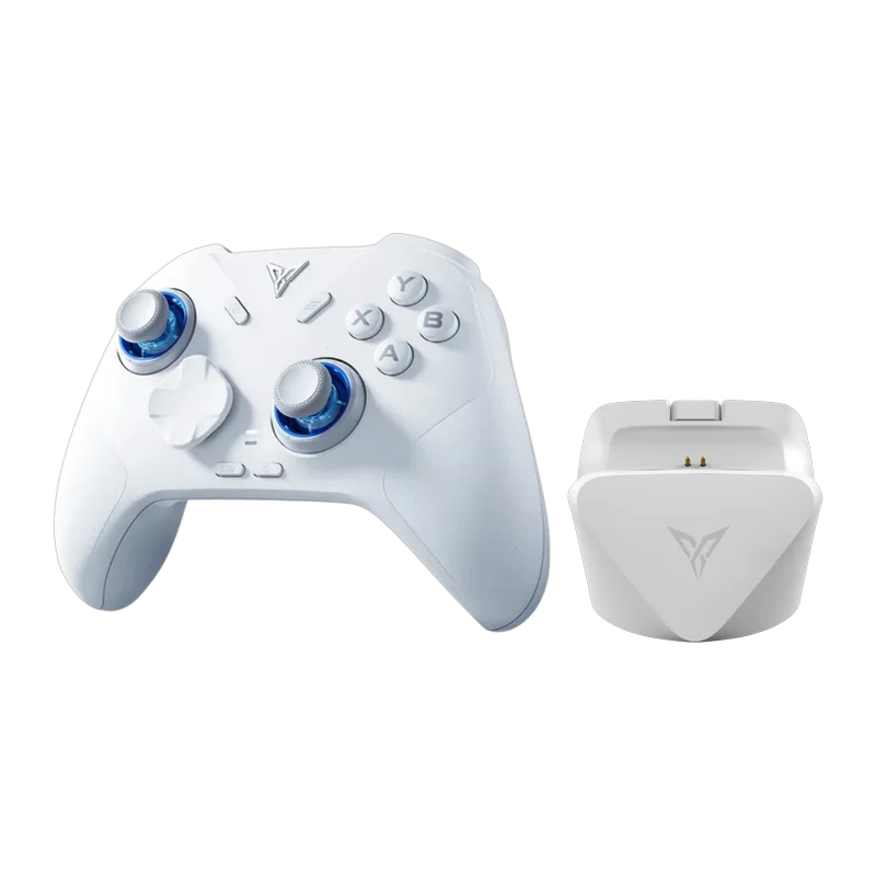 Flydigi Direwolf 4 Blanco con base de carga